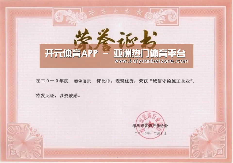 荣誉证书二