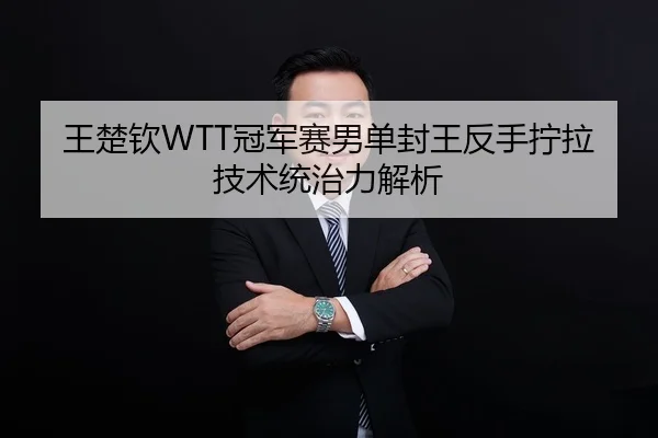 王楚钦WTT冠军赛男单封王反手拧拉技术统治力解析