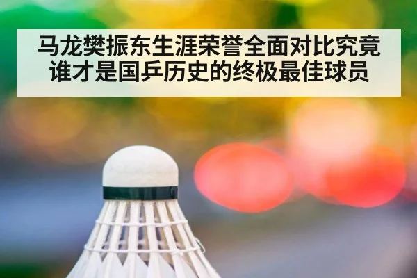 马龙樊振东生涯荣誉全面对比究竟谁才是国乒历史的终极最佳球员